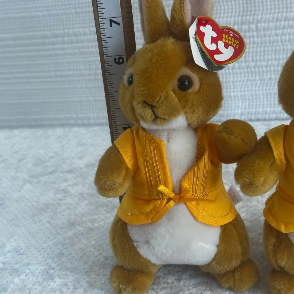 Ty Beannie Babies Peter Rabbit “Mopsy” Set of 2 2018 Movie Edition with tags